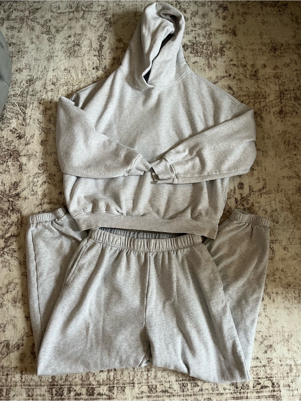 🤍✨Garage Cozy Fleece Matching Hoodie & Jogger Set🩷